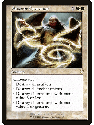 Austere Command (Retro Frame) | Inglés | NM | BRC