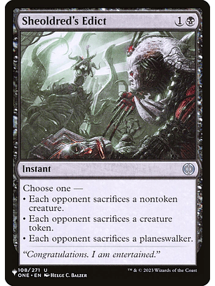 Sheoldred's Edict | Inglés | NM | PLST