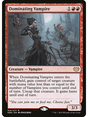Dominating Vampire (foil) | Inglés | NM | VOW