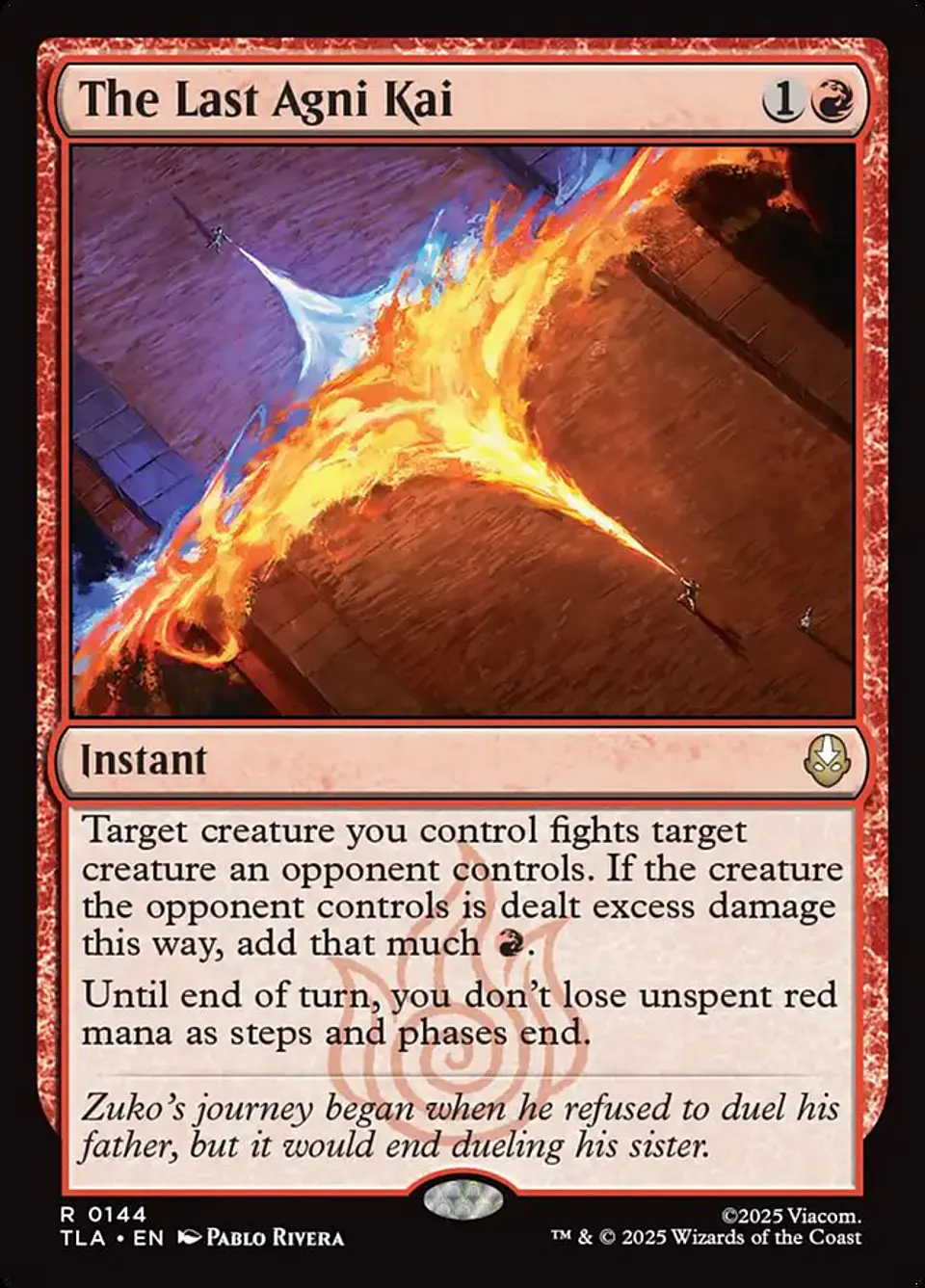 The Last Agni Kai (foil) | Inglés | NM | TLA 1