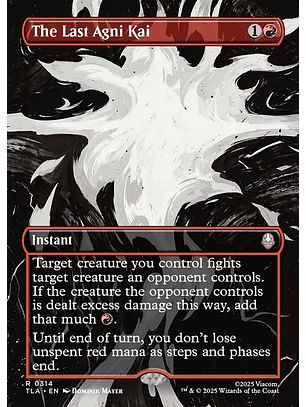 The Last Agni Kai (Borderless) | Inglés | NM | TLA