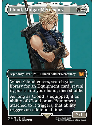 Cloud, Midgar Mercenary (Borderless) | Inglés | NM | FIN