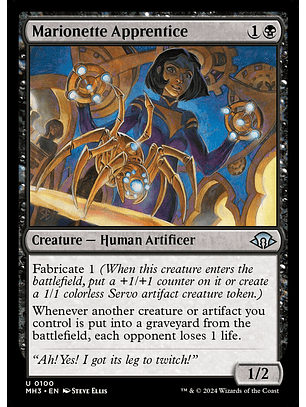 Marionette Apprentice | Inglés | NM | MH3