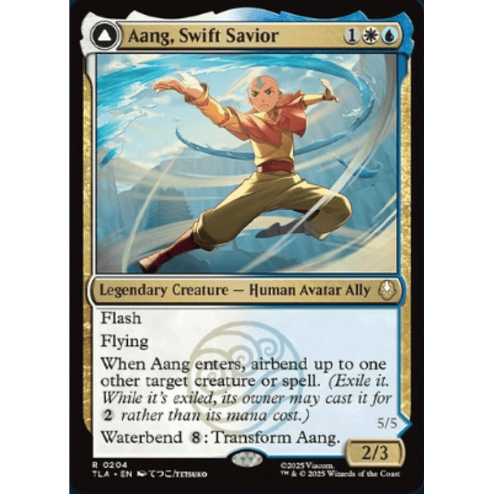 Aang, Swift Savior // Aang and La, Ocean's Fury | Inglés | NM | TLA 1