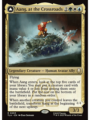 Aang, at the Crossroads // Aang, Destined Savior | Español | NM | TLA