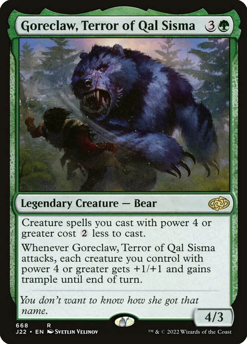 Goreclaw, Terror of Qal Sisma | Inglés | NM | J22 1