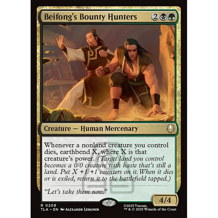 Beifong's Bounty Hunters | Inglés | NM | TLA 1