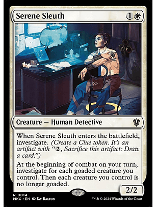 Serene Sleuth | Inglés | NM | MKC