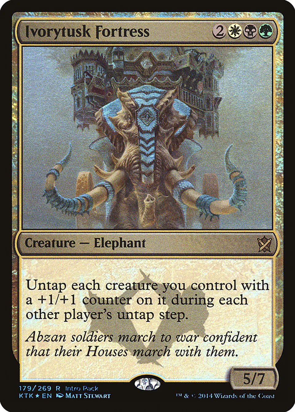 Ivorytusk Fortress (foil) | Inglés | NM | PKTK 1