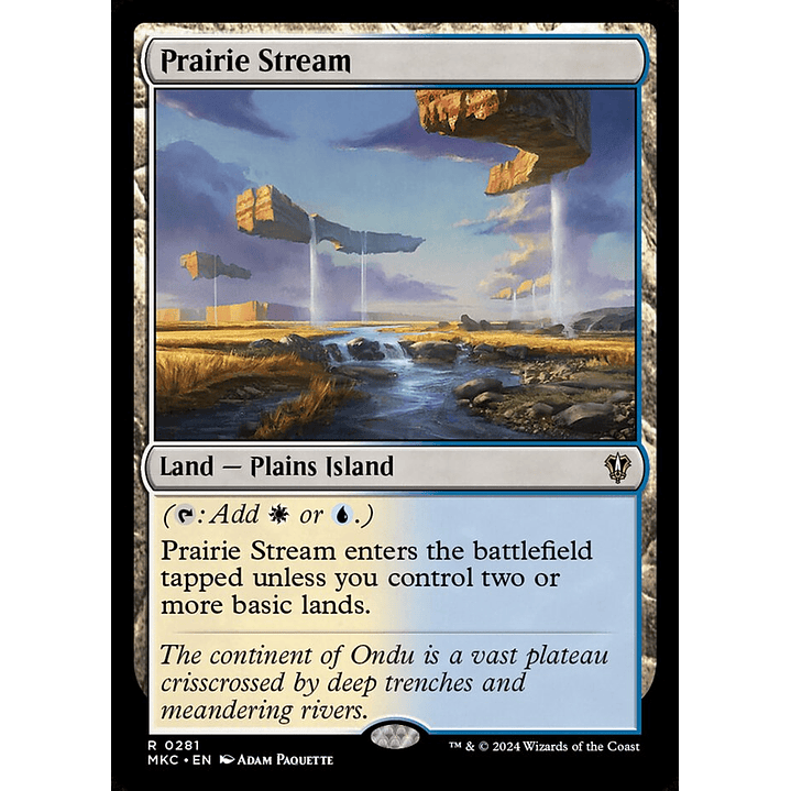 Prairie Stream | Inglés | NM | MKC 1
