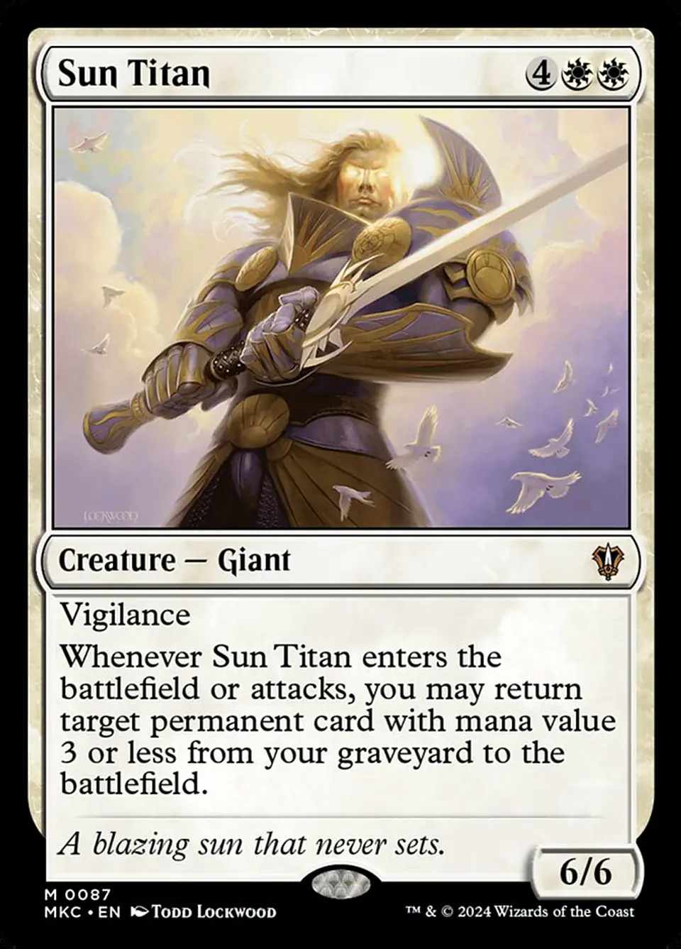 Sun Titan | Inglés | NM | MKC 1