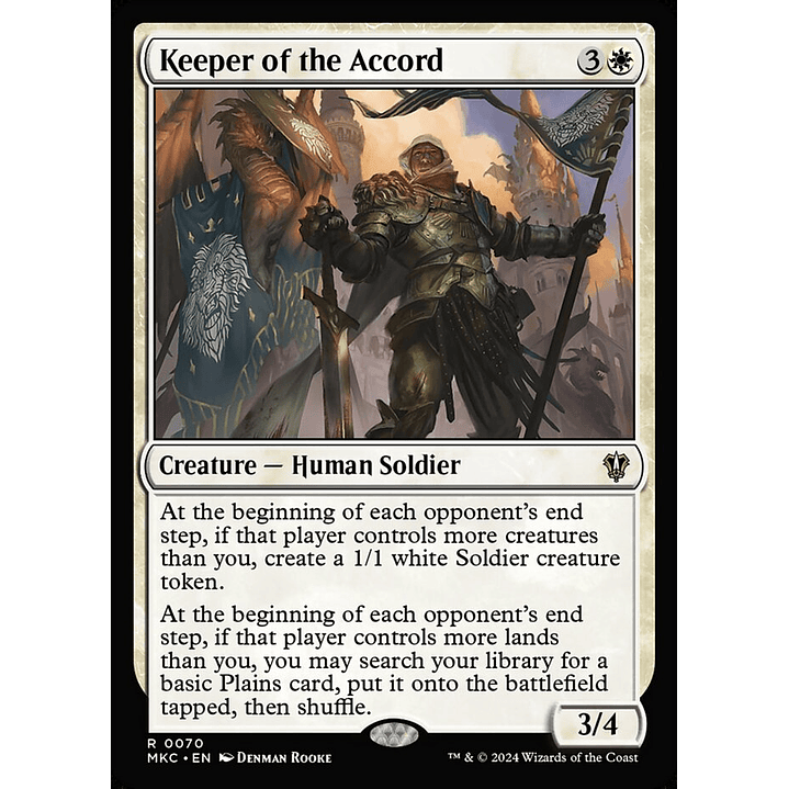 Keeper of the Accord | Inglés | NM | MKC 1