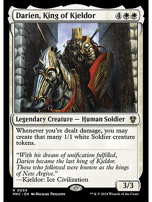 Darien, King of Kjeldor | Inglés | NM | MKC