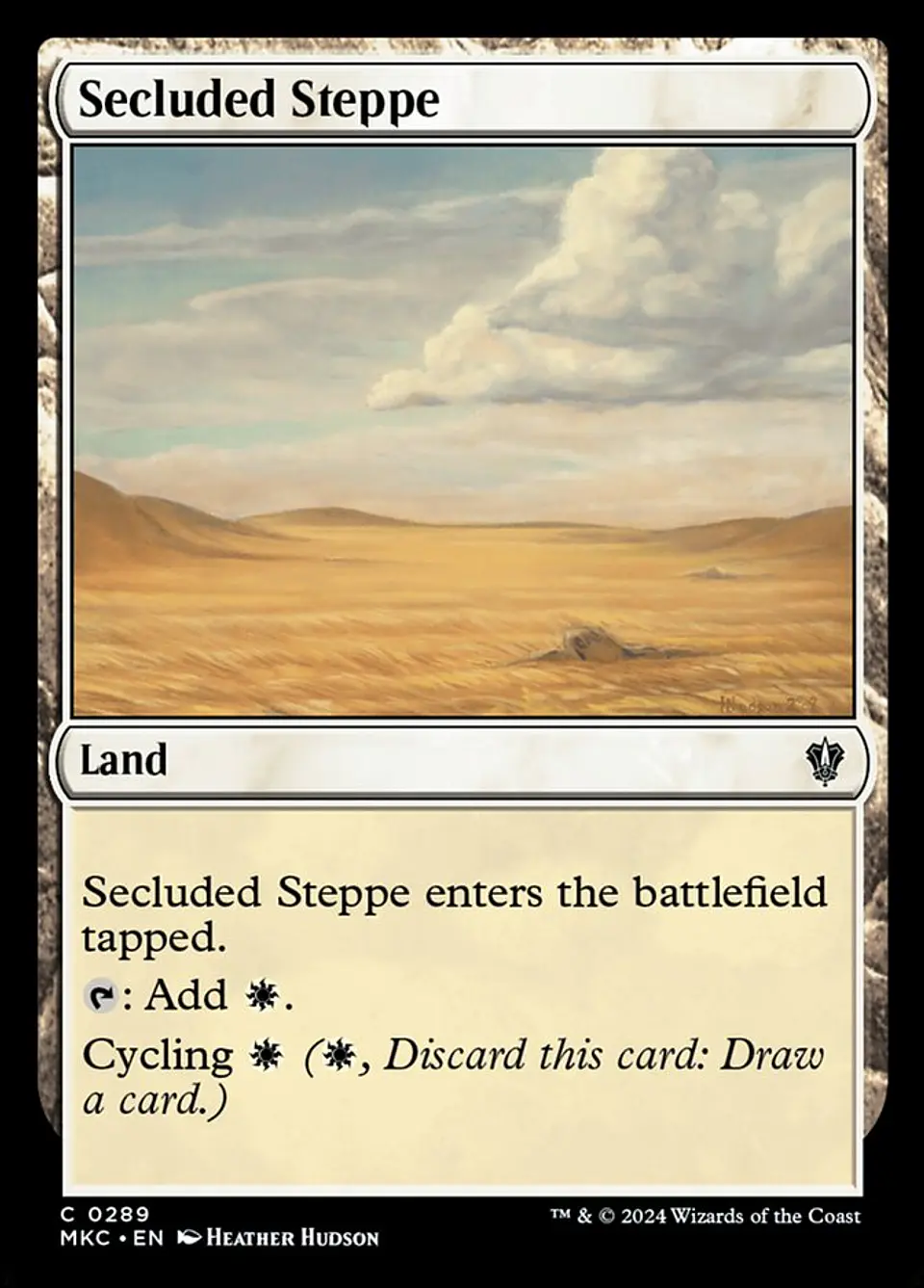 Secluded Steppe | Inglés | NM | MKC 1