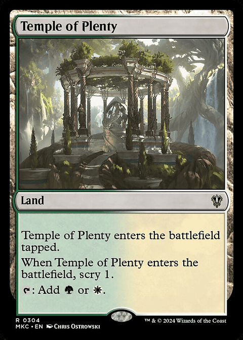 Temple of Plenty | Inglés | NM | MKC