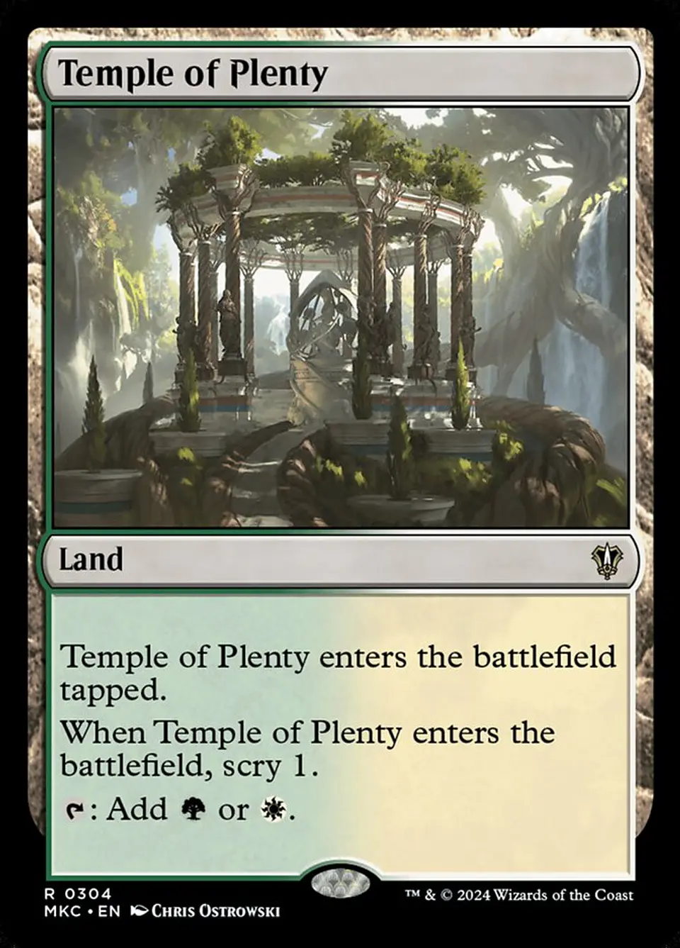 Temple of Plenty | Inglés | NM | MKC 1