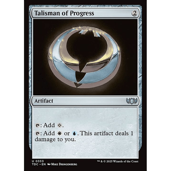 Talisman of Progress | Inglés | NM | TDC 1
