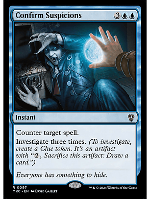 Confirm Suspicions | Inglés | NM | MKC