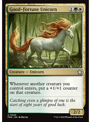 Good-Fortune Unicorn | Español | NM | FDN