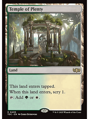Temple of Plenty | Inglés | NM | TDC