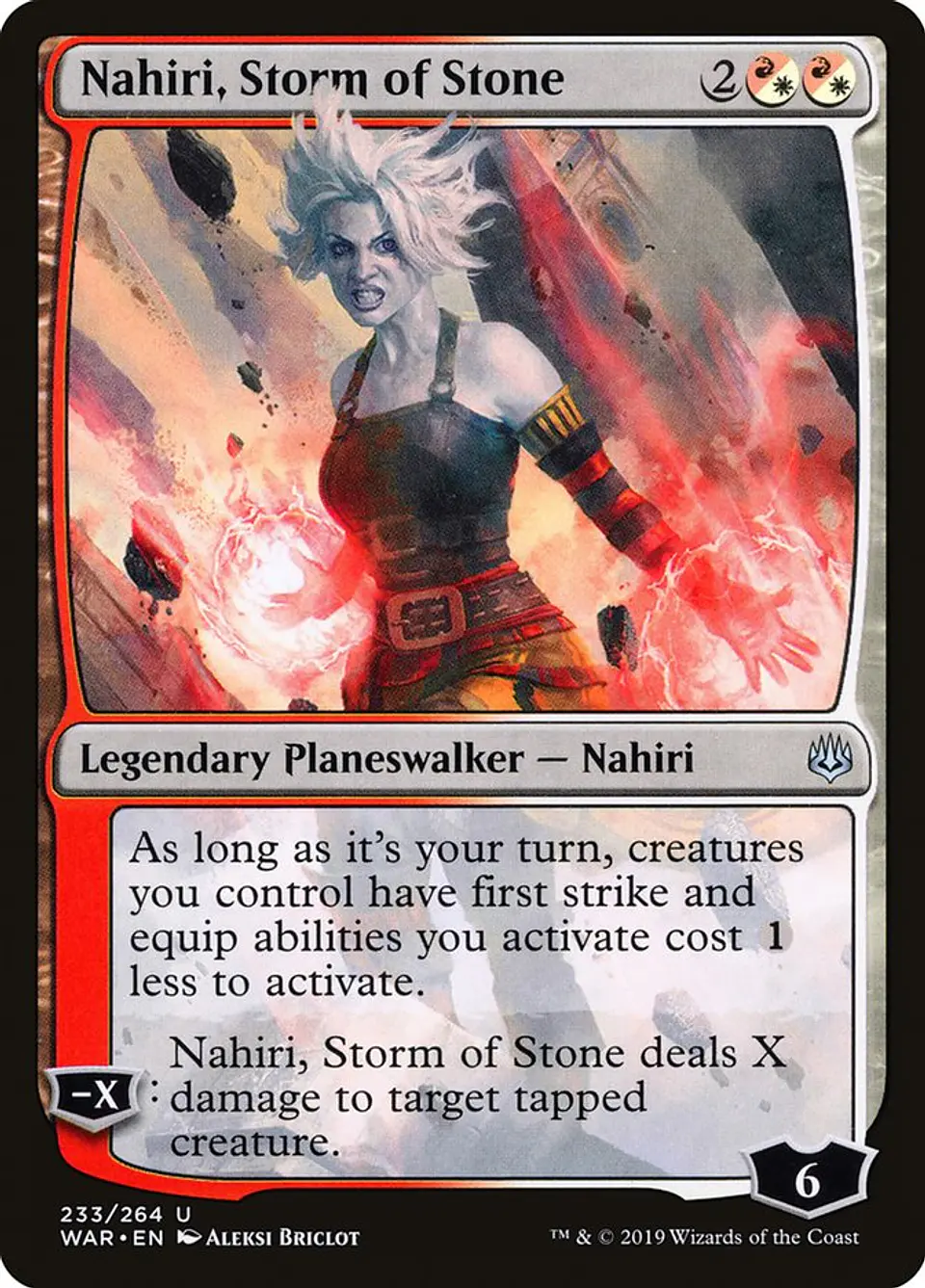 Nahiri, Storm of Stone | Inglés | NM | WAR 1