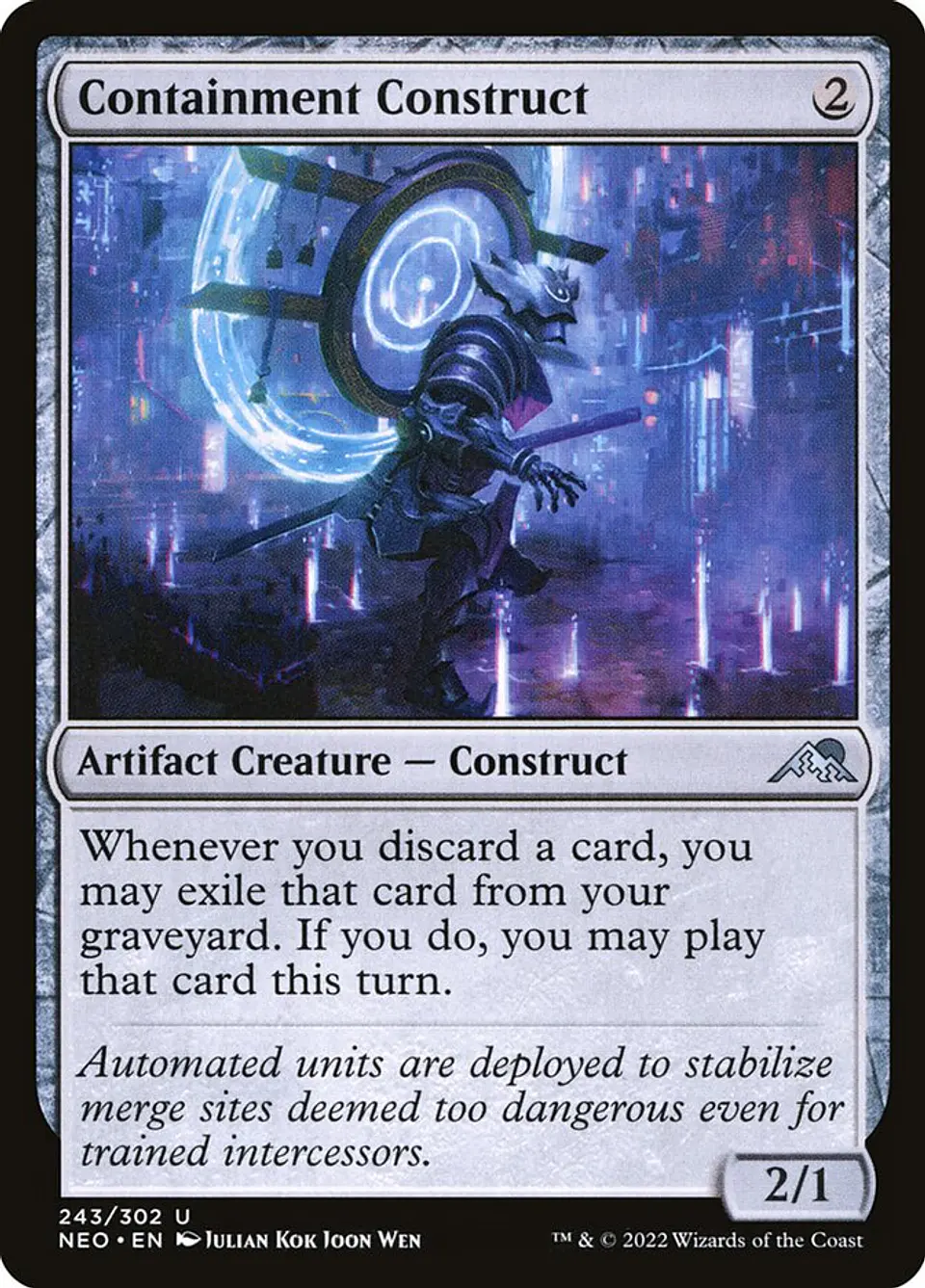 Containment Construct | Inglés | NM | NEO 1