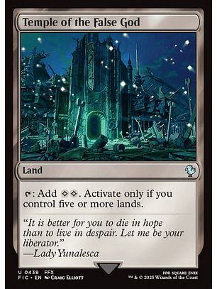 Temple of the False God (Surge foil) | Inglés | NM | FIC