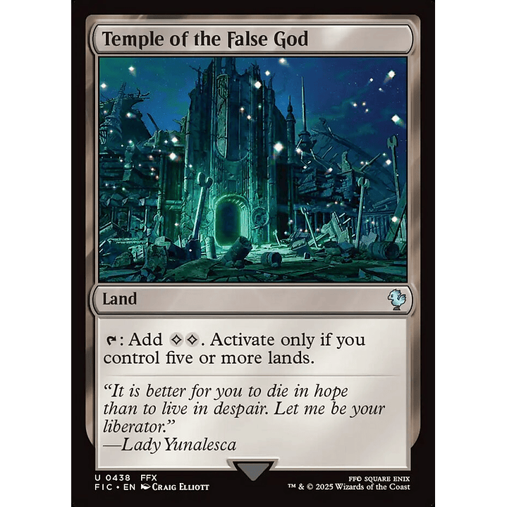 Temple of the False God (Surge foil) | Inglés | NM | FIC 1