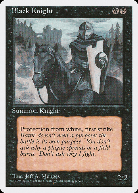 Black Knight | Inglés | NM | 4ED