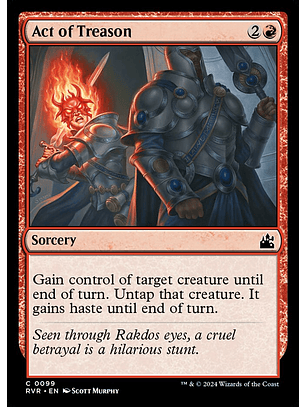 Act of Treason | Español | NM | RVR