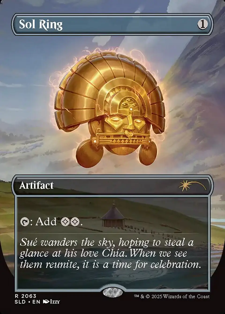 Sol Ring (Borderless foil) | Inglés | NM | SLD 1