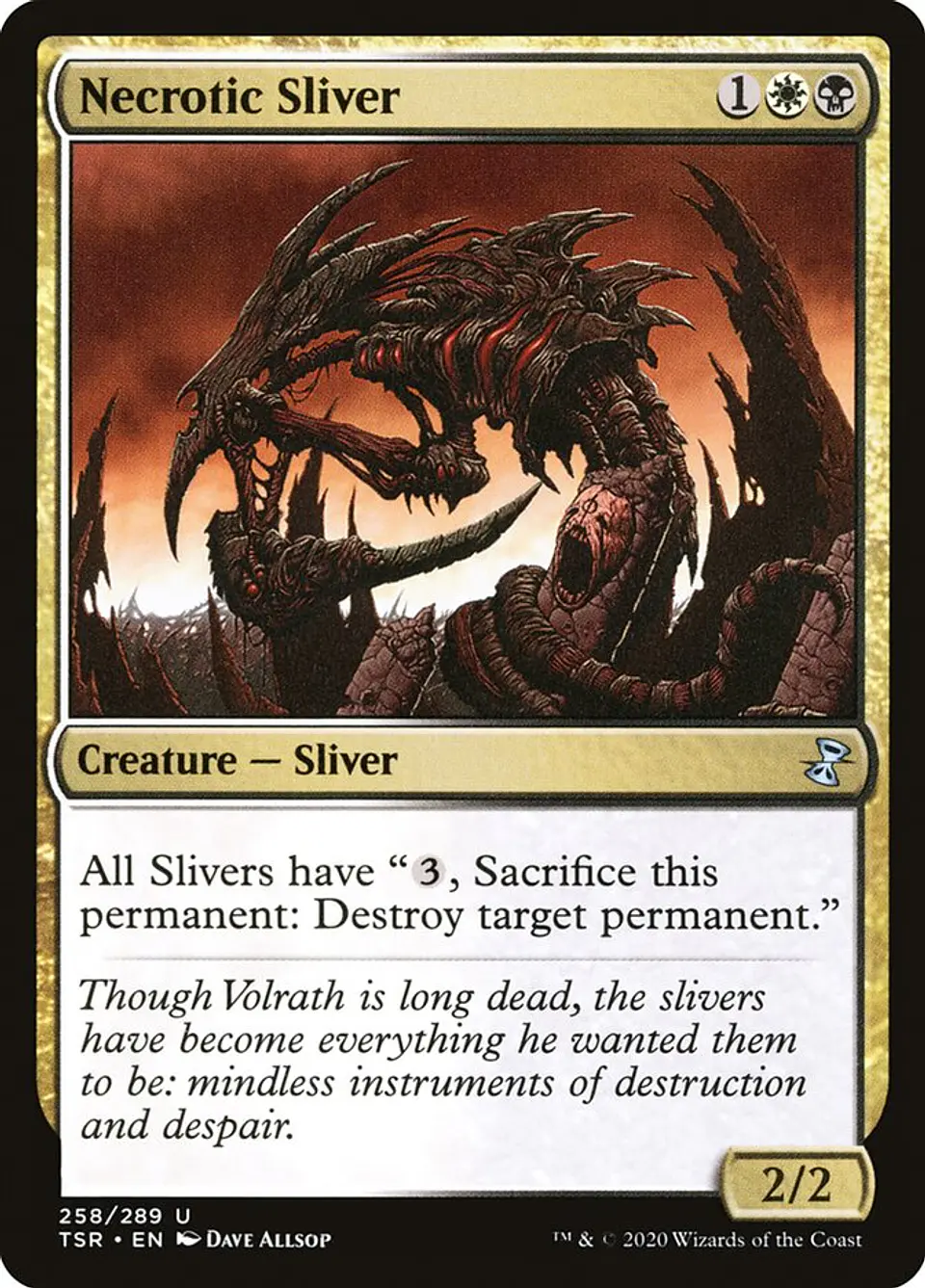 Necrotic Sliver | Inglés | NM | TSR 1