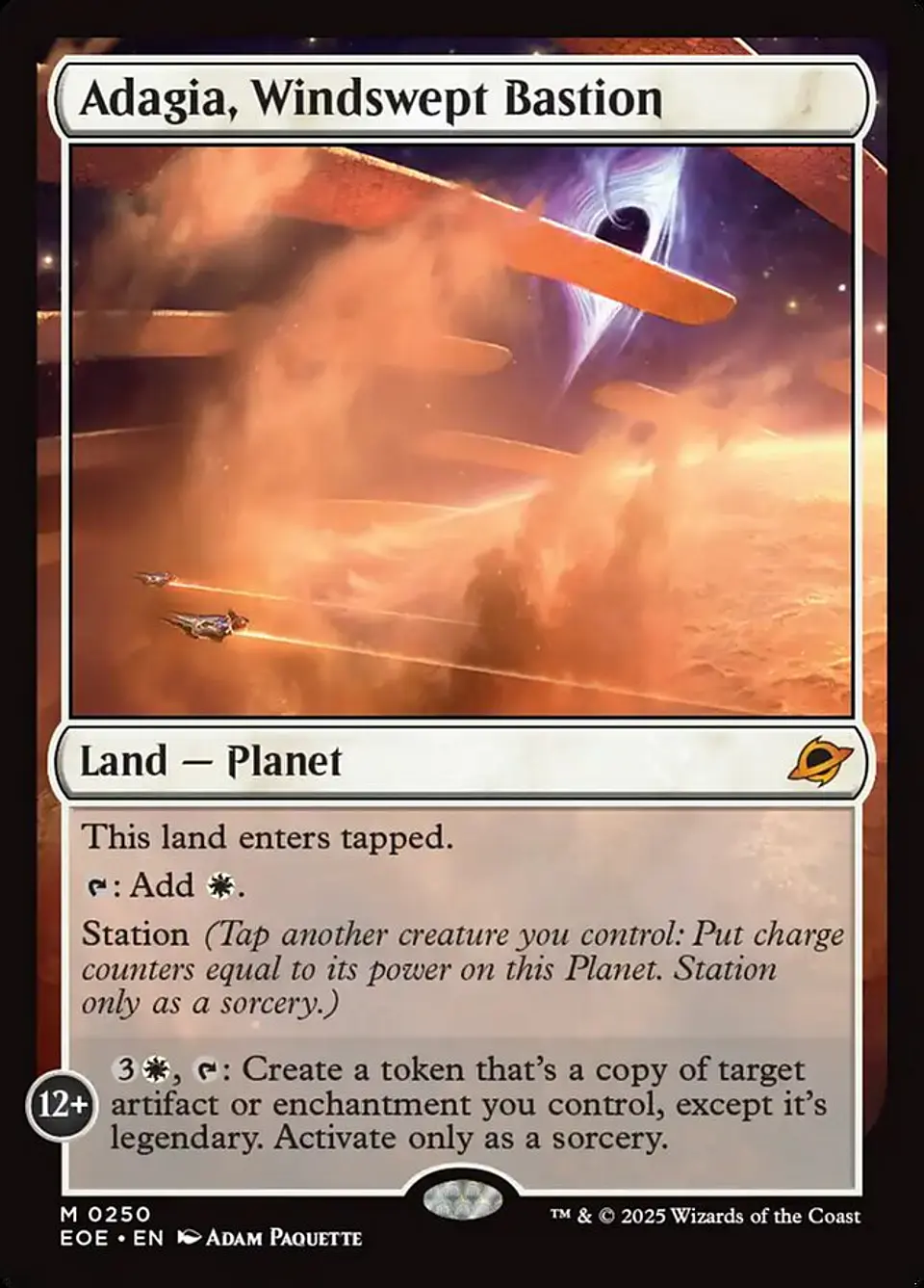 Adagia, Windswept Bastion (foil) | Inglés | NM | EOE 1