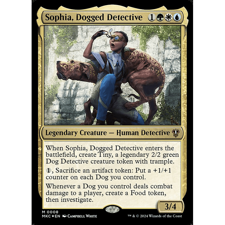 Sophia, Dogged Detective (foil) | Inglés | NM | MKC 1