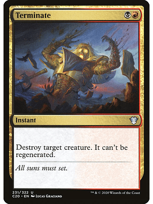 Terminate | Inglés | NM | C20