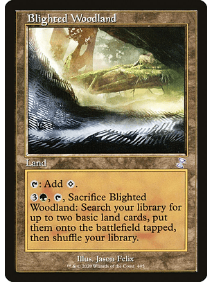 Blighted Woodland (Retro Frame) | Inglés | NM | TSR