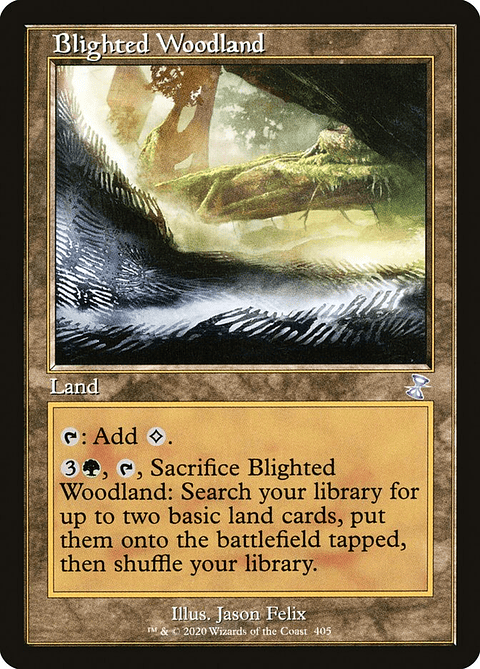 Blighted Woodland (Retro Frame) | Inglés | NM | TSR