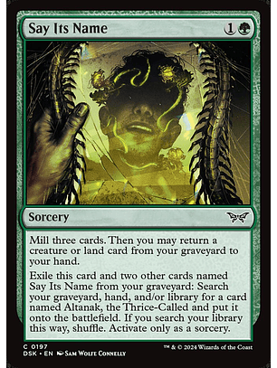 Say Its Name (foil) | Español | NM | DSK