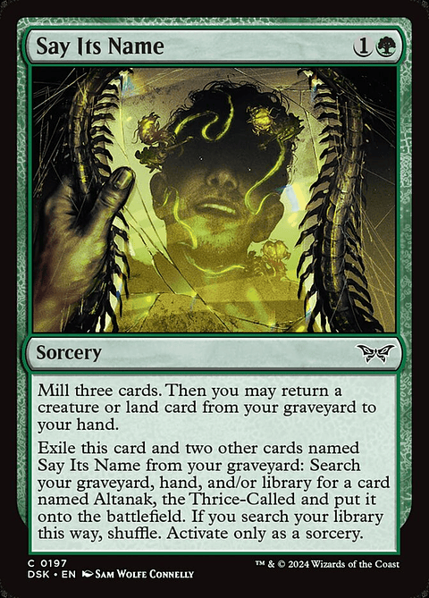 Say Its Name (foil) | Español | NM | DSK
