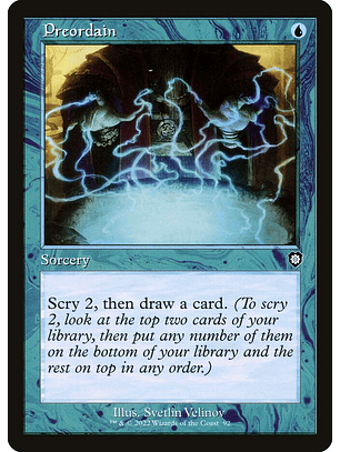 Preordain (Retro Frame) | Inglés | NM | BRC