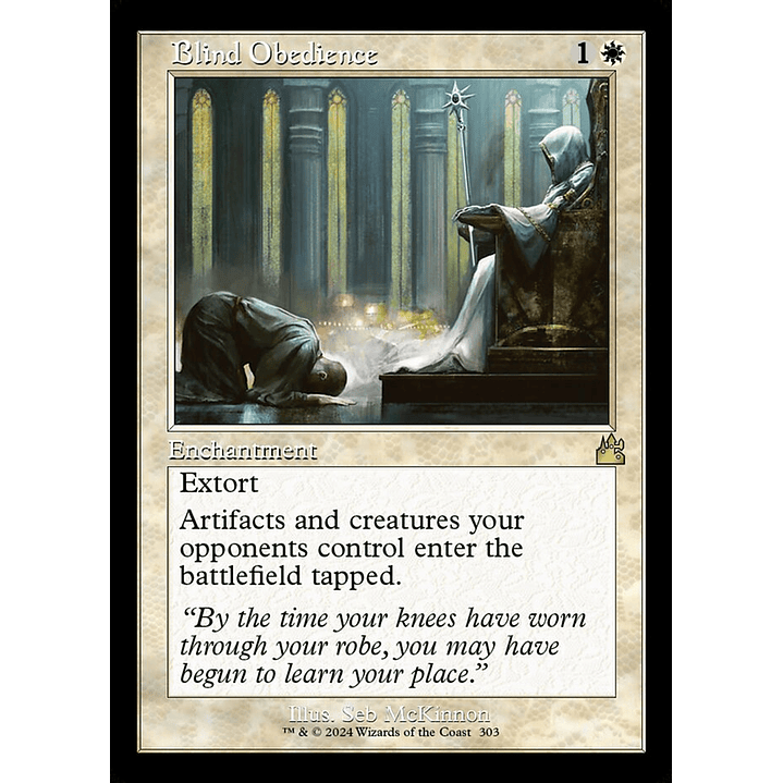 Blind Obedience (Retro Frame) | Inglés | NM | RVR 1