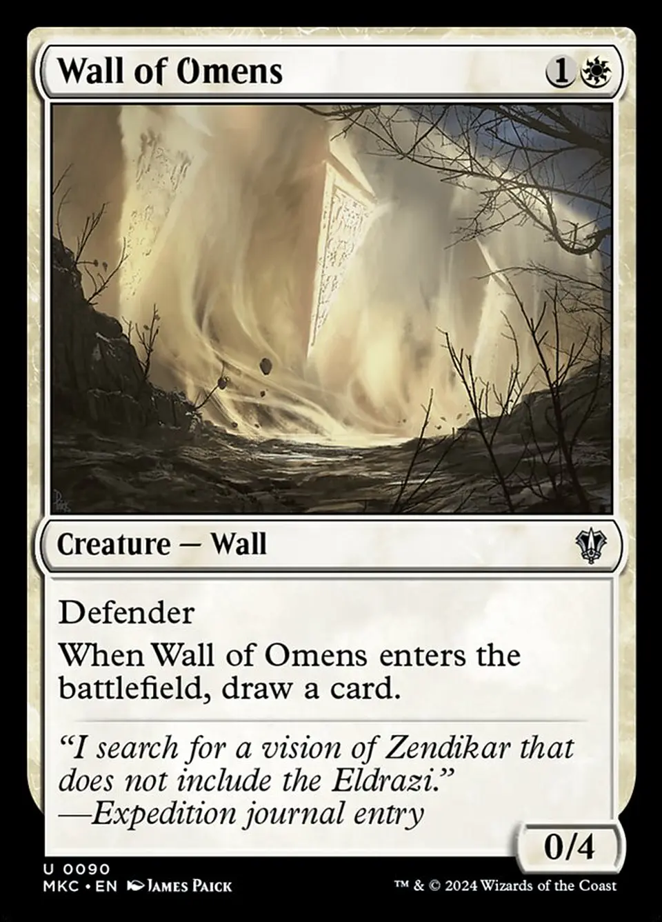 Wall of Omens | Inglés | NM | MKC 1