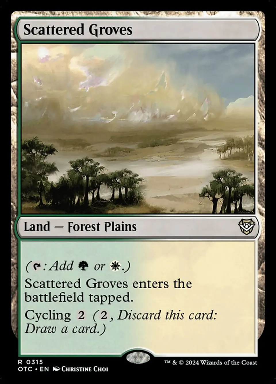 Scattered Groves | Inglés | NM | OTC 1