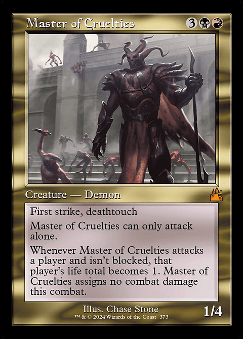 Master of Cruelties (Retro Frame) | Inglés | NM | RVR