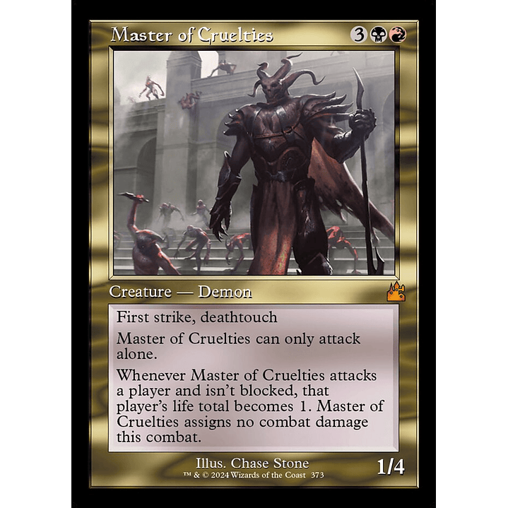 Master of Cruelties (Retro Frame) | Inglés | NM | RVR 1