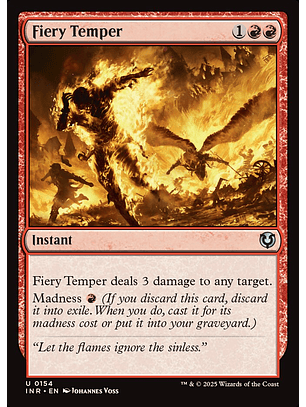 Fiery Temper | Inglés | NM | INR
