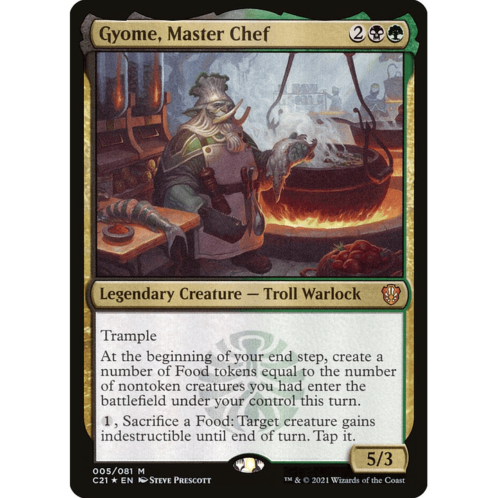 Gyome, Master Chef (foil) | Inglés | NM | C21 1