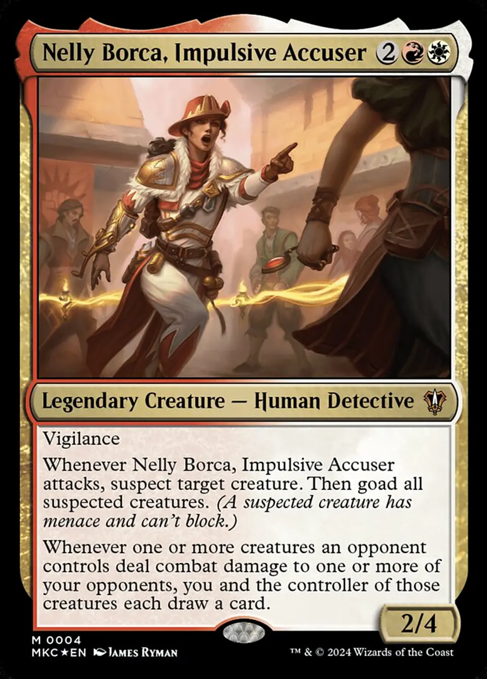 Nelly Borca, Impulsive Accuser (foil) | Inglés | NM | MKC 1