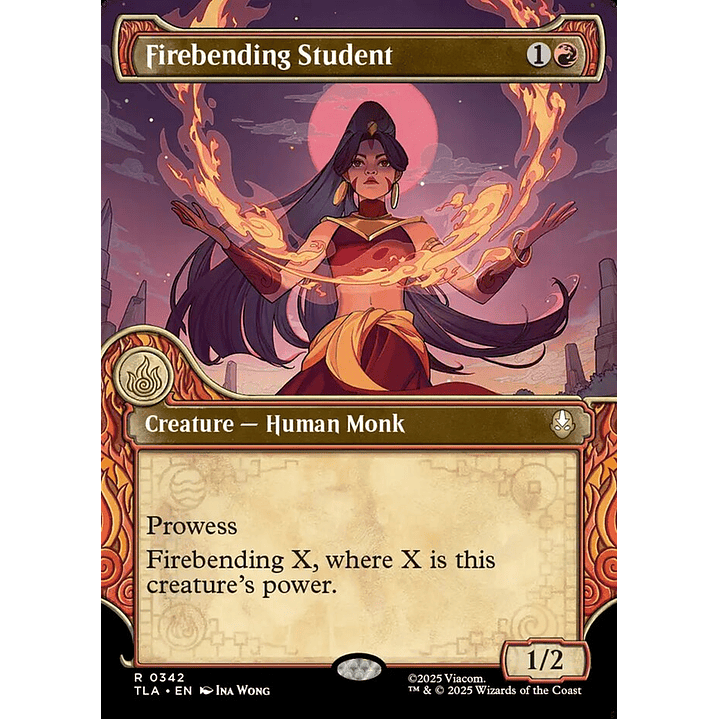 Firebending Student (Showcase foil) | Inglés | NM | TLA 1