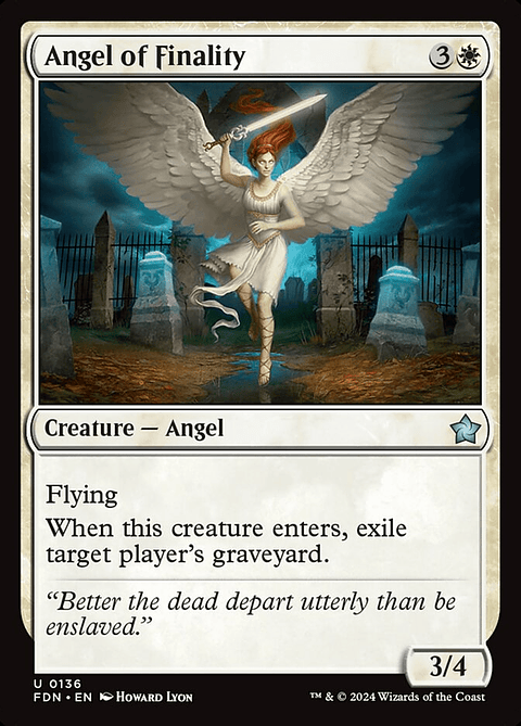 Angel of Finality (foil) | Español | NM | FDN